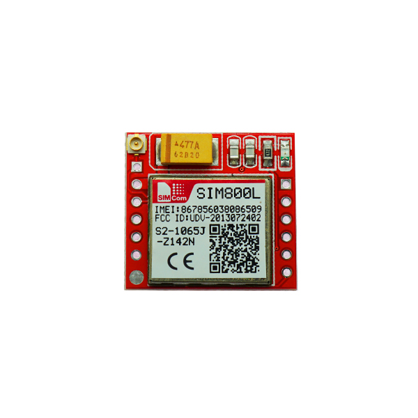 SIM800L GPRS 转接板 GSM 模块 microSIM卡 小体积 Core board（主板+弹簧天线） [TF33-001]