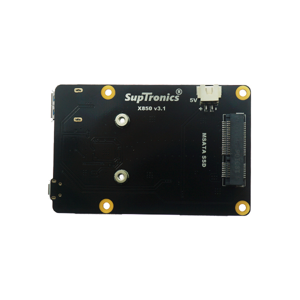 树莓派4 X735电源管理和温控风扇扩展板 带安全关机最大5V8A输出 [TZ08-009]