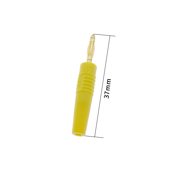 2mm香蕉插头 黄色[CE035-003]