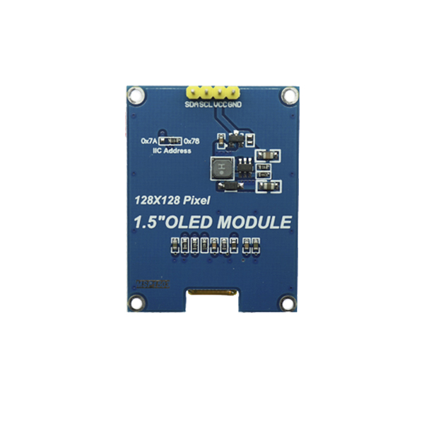 1.5寸OLED液晶屏模块 白SSD1327驱动 I2C通信 兼容UNO R3 STM32 [TI10-001]