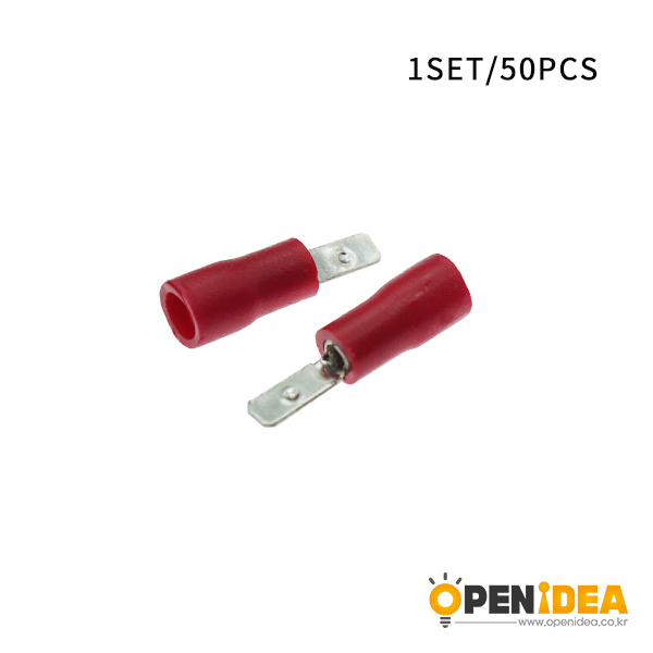 2.8mm冷压端子公 红色（50个） [CE003-011]