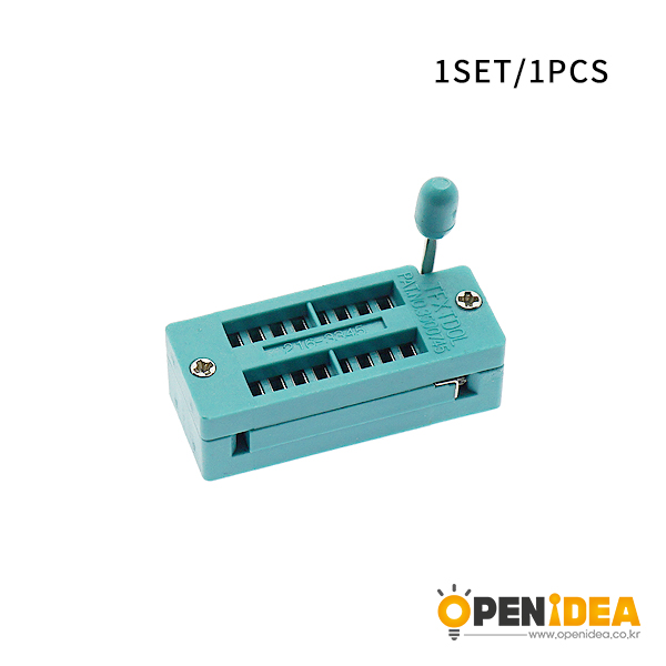 优质IC锁紧座活动插座单片机芯片测试底座16P [CC002-002]
