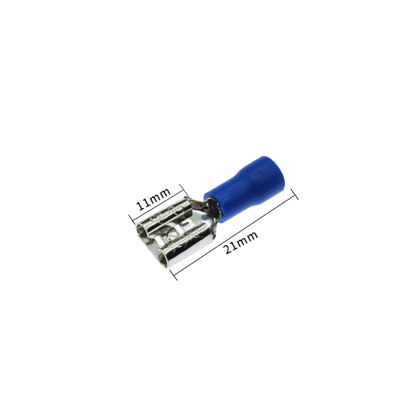 6.3mm冷压端子母蓝色（50个） [CE003-018]