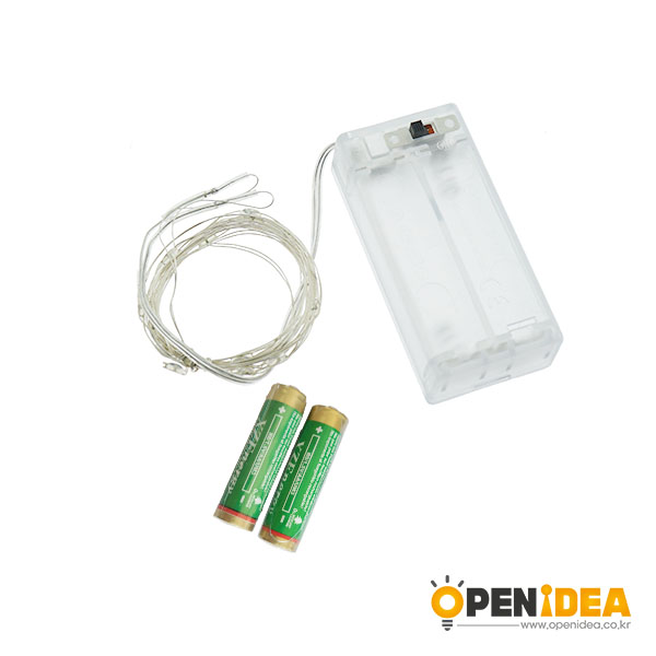 2米20灯-5号电池【2节】款[配电池]LED灯带规格：其它发光颜色：蓝[FB001-005]