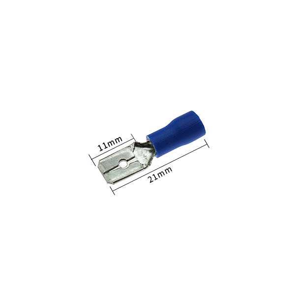 6.3mm冷压端子公 蓝色（50个） [CE003-017]