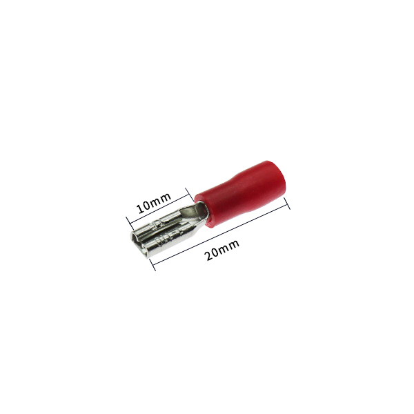 2.8mm冷压端子母 红色(50个） [CE003-012]