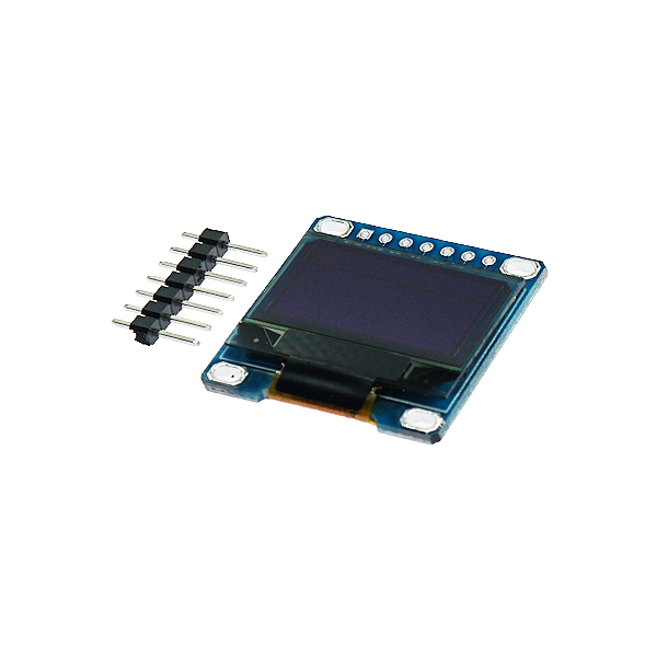 0.96寸 7针 白色 OLED显示器 液晶屏模块 兼容SPI/IIC [TI14-003]
