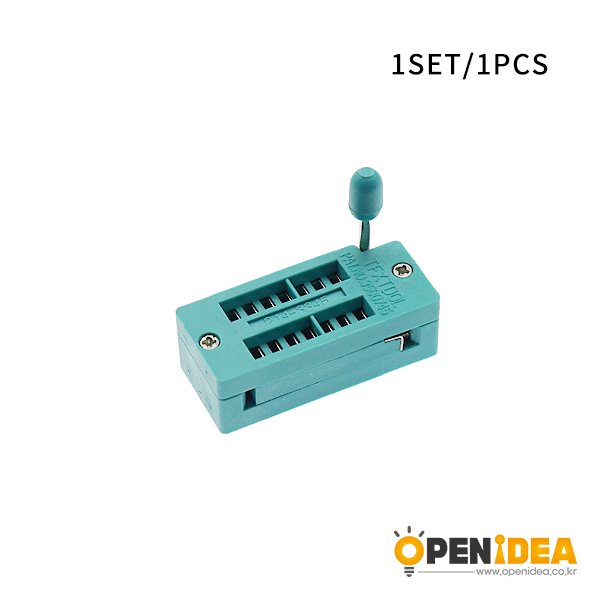 优质IC锁紧座活动插座单片机芯片测试底座14P [CC002-001] 