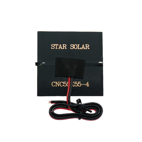 4V60mA太阳能滴胶板 迷你太阳能发电板 DIY小配件+线[AE001-001]