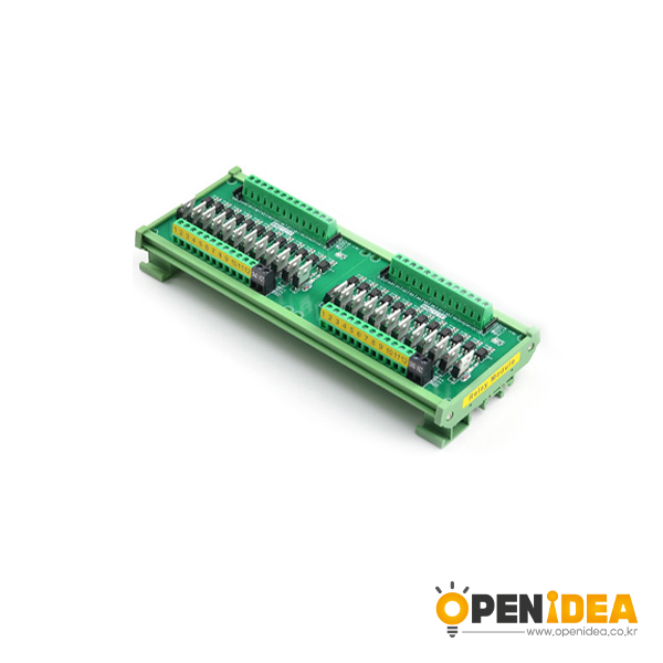 IO卡单片机PLC直流放大板PNP转NPN光耦隔离固态继电器晶体管输出-5V/24路/输出低电平NPN[CP011-025]