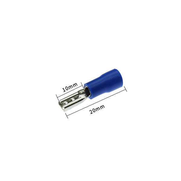 2.8mm冷压端子母 蓝色（50个） [CE003-009]