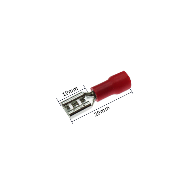 4.8mm冷压端子母 红色（50个）[CE003-016]