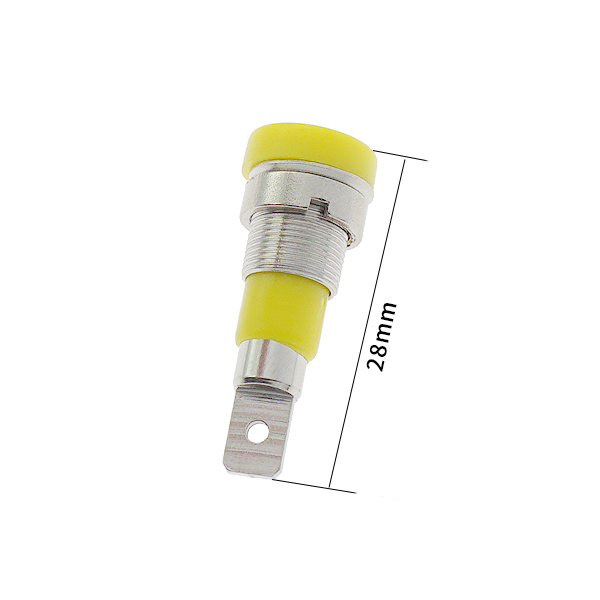 4mm香蕉插座 黄色（2个） [CE026-008]