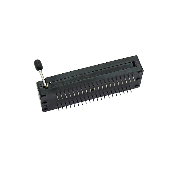 优质IC锁紧座活动插座单片机芯片测试底座40P黑色(3M耐高温)（1个） [CC002-010]